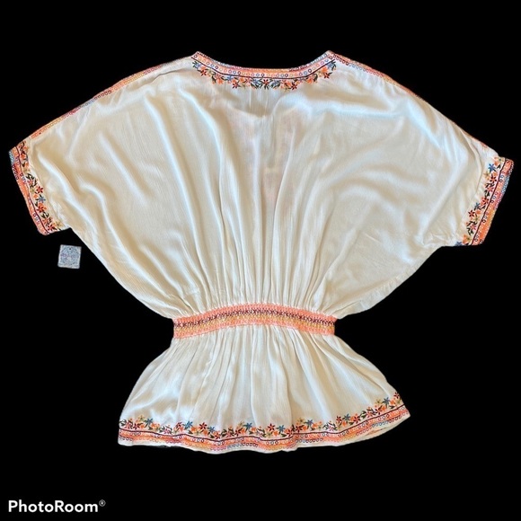 ALTAR’D STATE Bohemian Embroidered Swimsuit Cover Or Blouse Size M NEW - Picture 7 of 9